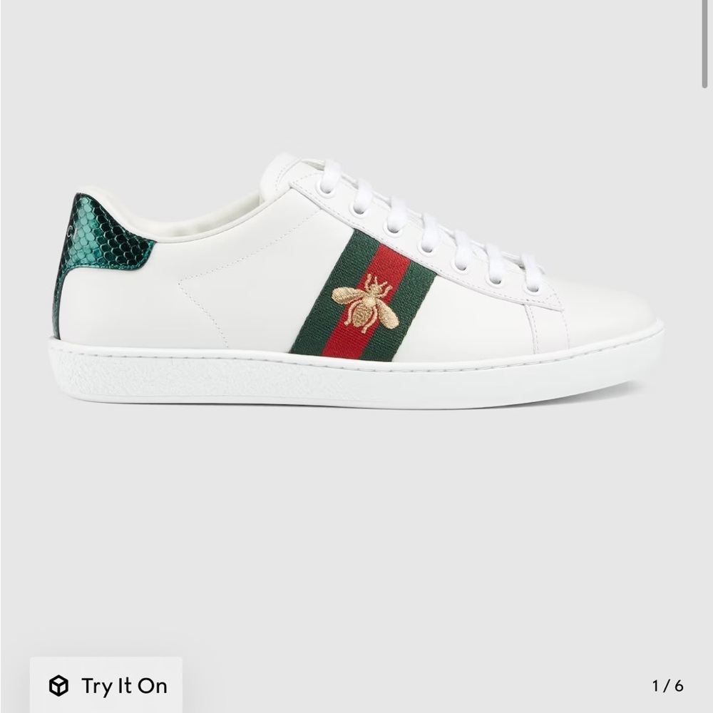❤️❤️Gucci Ace sneakers- size 7. Offers welcomed!!!!!❤️❤️ - Picture 4 of 14
